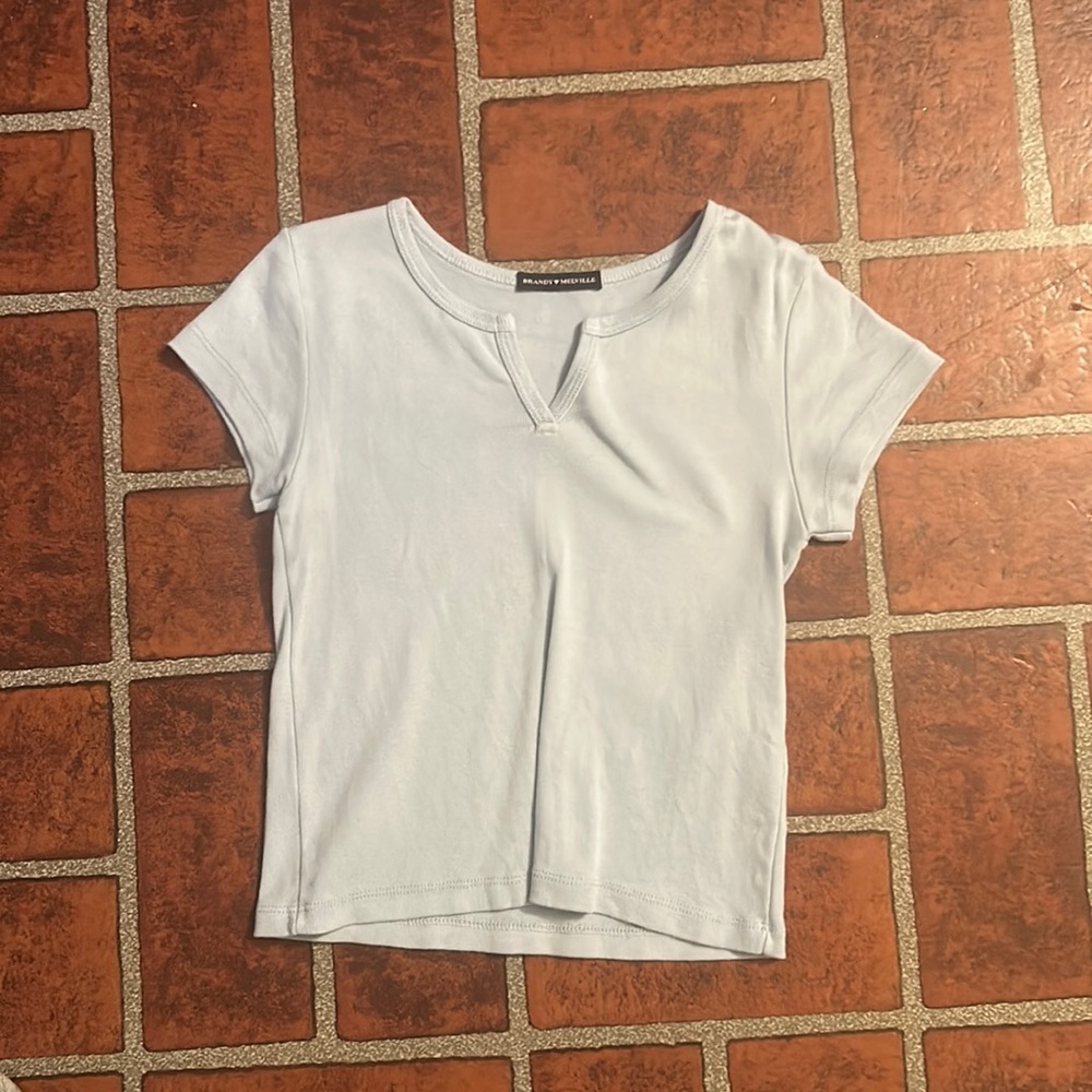 blue brandy melville top